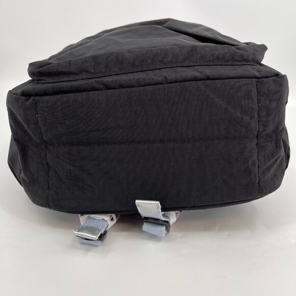 Kipling Seoul Backpack Nylon Iridescent Logo Adjustable Straps Laptop Sleeve - Picture 8 of 15